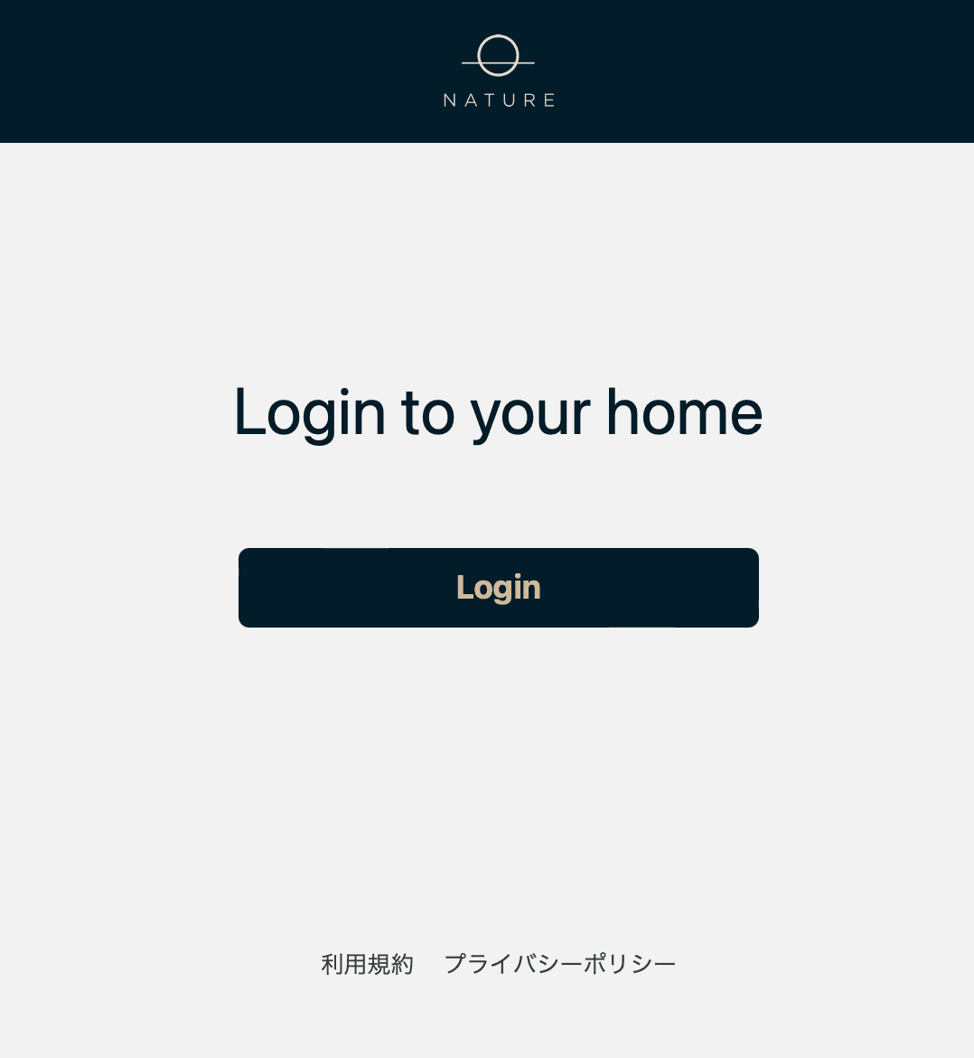 Natureログインページ