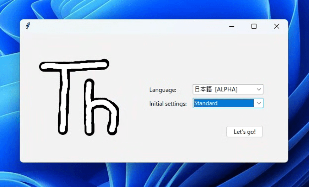 Thonnyの起動画面